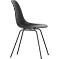 Eames Plastic Chair Dsx - 12 Deep Black - Basic Dark Base - Matstolar - Charles & Ray Eames - Svart - Metall/plast