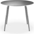 Thumbnail photo of M21 Brick Garden Table Ø: 90 cm - Stainless Steel/Stone