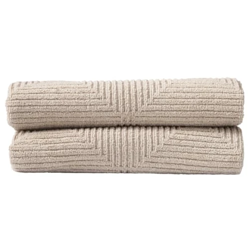 Photo of Gitte Lægård Towels - R33 - Beige - 2 pcs.