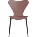 Thumbnail photo of 3107 Seven, Coloured Ash, Venetian Red, Underframe Warm Graphite - Dining chairs - Arne Jacobsen - Red - Metal/wood