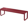 Bellevie Bench Chili 43 - Garden Benches - Pagnon & Pelhaître - Red - Metal