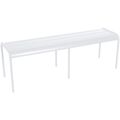 Thumbnail photo of Luxembourg 3/4 Seater Bench Cotton White 01 - Garden Benches - Frédéric Sofia - White - Metal