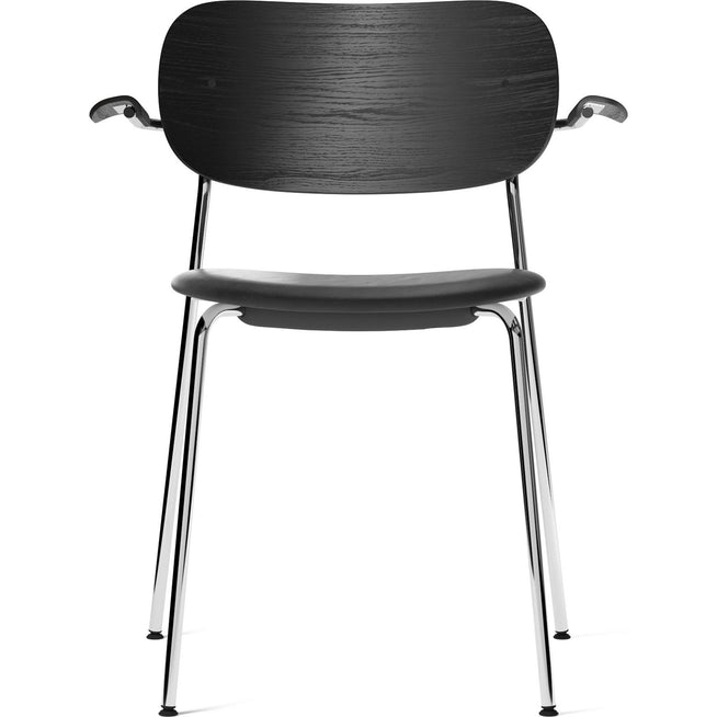 Photo of Co Armchair - Chrome - Black Oak/dakar 0842 - Matstolar - Norm Architects - Metall/trä