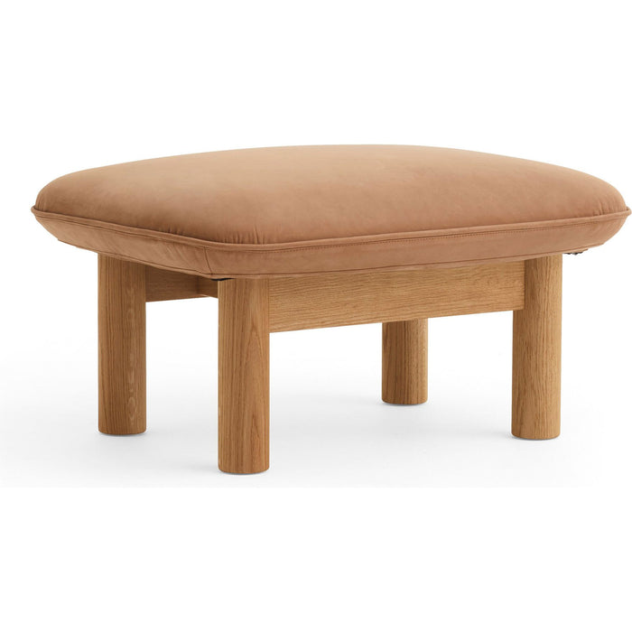 Photo of Brasilia Ottoman, Leather