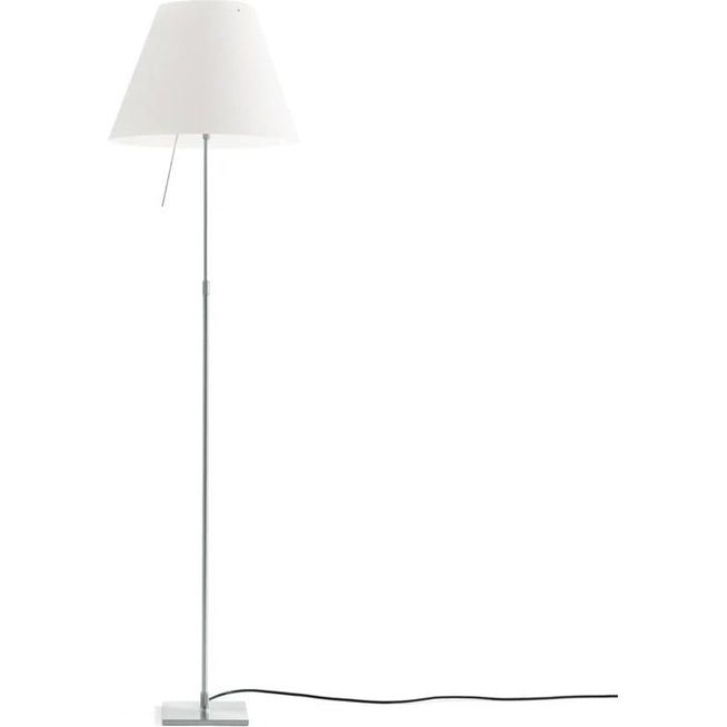 Photo of Costanza D13 T.c. Golvlampa, Aluminium, Vit - Skärmlampor - Paolo Rizzatto - Vit