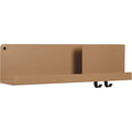 Thumbnail photo of Folded Shelves Medium - Burnt Orange - Vägghyllor - Johan Van Hengel - Svart - Metall