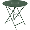 Thumbnail photo of Floréal Table Ø 77 cm, Cedar Green - Outdoor dining table - Green - Metal