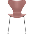 Thumbnail photo of Sjuan 3107 Wild Rose Coloured Ash/chrome - Dining chairs - Arne Jacobsen - Pink - Metal/wood