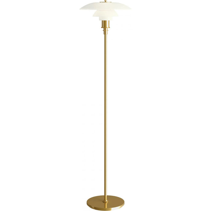 Photo of PH 3½-2½ Floor Lamp Brass