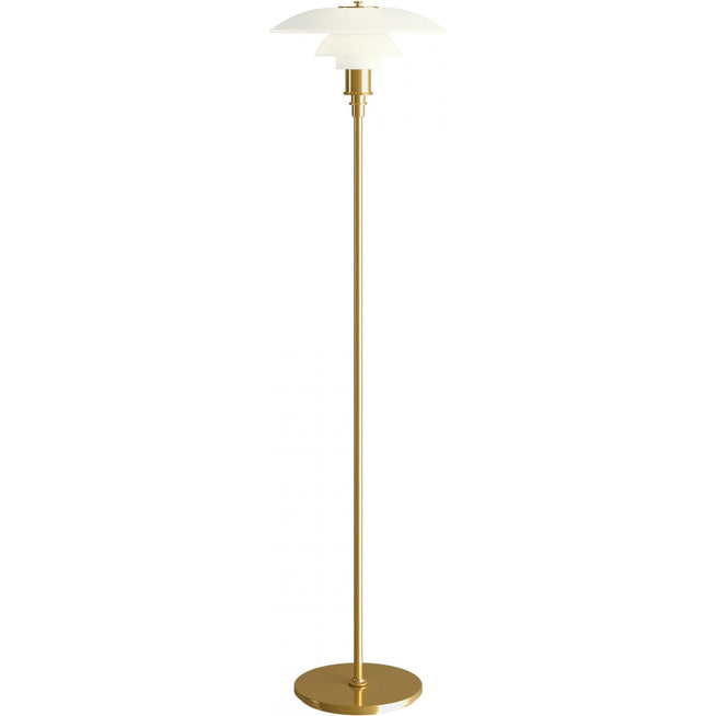 Photo of PH 3½-2½ Floor Lamp Brass