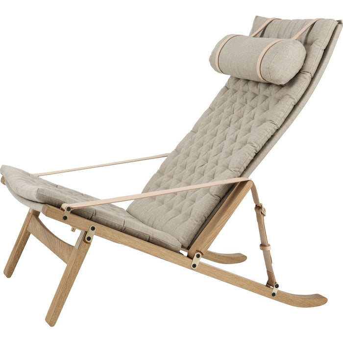 Photo of FK10 Plico Armchair Fabric Canvas Natural-oiled Oak