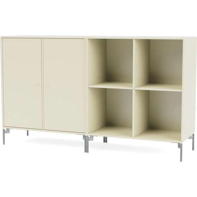 Photo of Pair Classic Sideboard - Matt Chrome Legs