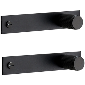Photo of Buster + Punch - Furniture Knob / Plate, Black (boxed Set Of 2) - Knoppar - Massimo Buster Minale - Svart