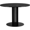 Scala Table H75 Cm - Marble - Spisebord - Sort - H: 75 X Ø: