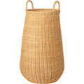 Thumbnail photo of Braided Laundry Basket - Vasketøjskurv - Flettet Rattan - Natural - Ø42 X H80 Cm
