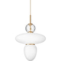 Thumbnail photo of Rizzatto 43 Pendant Opal/Satin Brass