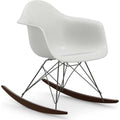Thumbnail photo of Eames Plastic Armchair Rar - 23 Ice Grey - Basic Dark Base - Dark Maple - Dining Chairs - Metal/wood/plastic
