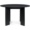 Thumbnail photo of Bevel Table - Round - Spisebord - Bevel Table - Round Ø117 - Black Oiled Beech - W117 X D117 X H73 Cm
