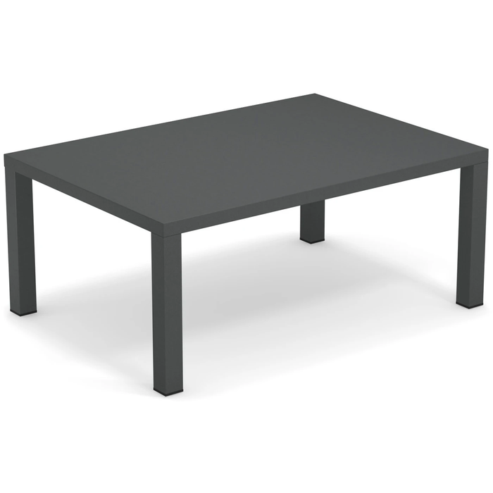 Photo of Round Coffee Table 70x100 Antique Iron - Soffbord Utomhus - Christophe Pillet - Grå - Metall