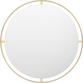 Thumbnail photo of Nimbus Mirror Ø110, Polished Brass - Full Body Mirrors - Krøyer-setter-lassen - Gold