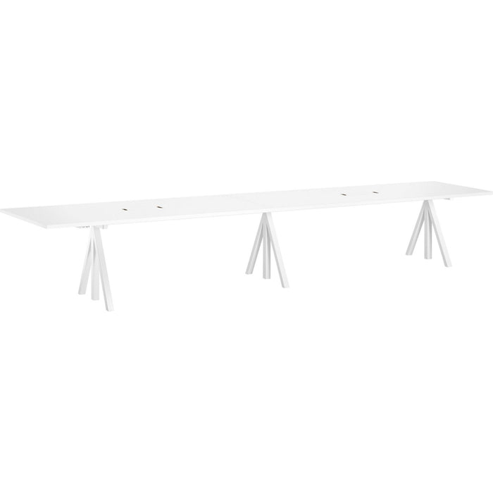 Photo of String center leg for conference table - Accessories table - Nils Strinning - white