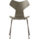 3130 Grand Prix Chair | Ash Veneer | Brown Bronze Base