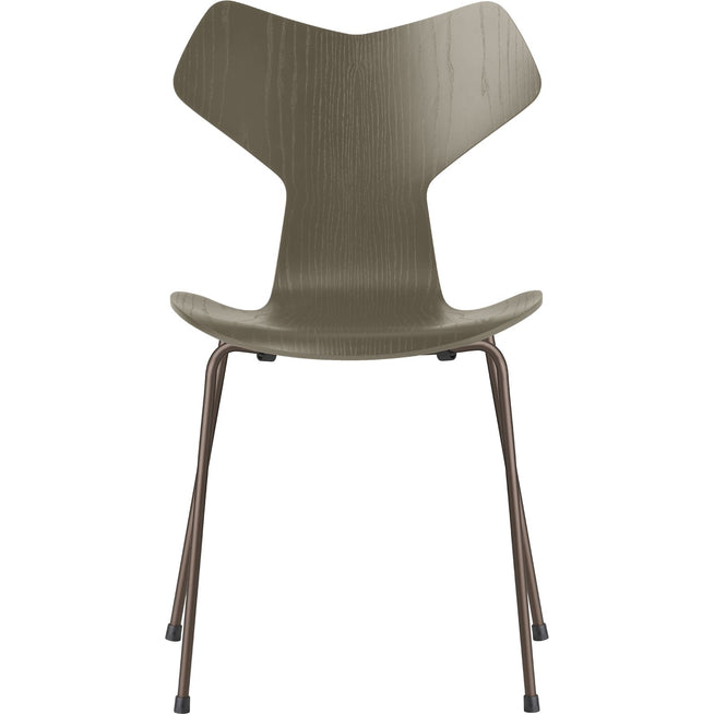 Photo of 3130 Grand Prix Chair | Ash Veneer | Brown Bronze Base