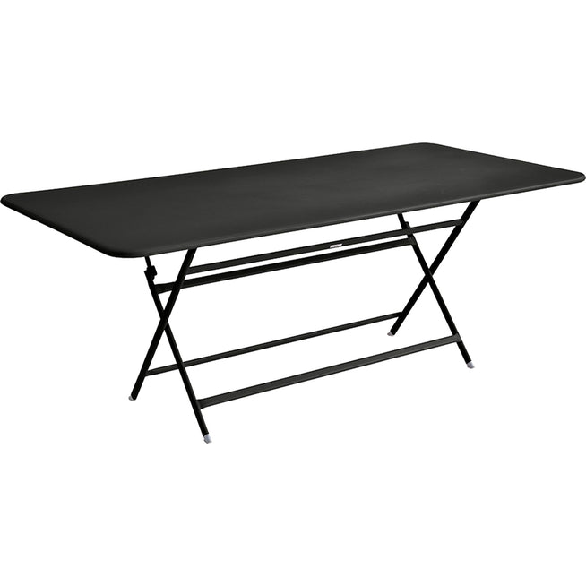 Photo of Caractère Table 190x90 Cm Liquorice 42 - Matbord Utomhus - Studio Fermob - Svart - Metall