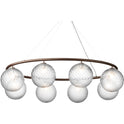 Miira 8 Oval Chandelier