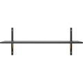 Thumbnail photo of Sector Shelf - Hylde - Sort Ask/messing - S/w - W: 87 X D: 26,1 X H: 34 Cm