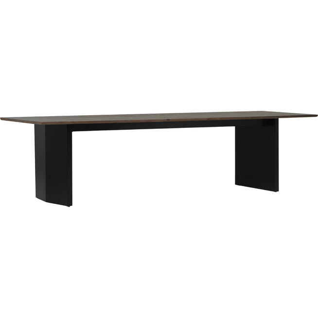 Photo of Panel Table 90 X 300 Cm Black Dark Brown - Matbord - Simon Legald - Brun - Metall/trä
