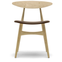 Carl Hansen - Ch33p - Upholstered seat, oiled oak, leather group B Thor