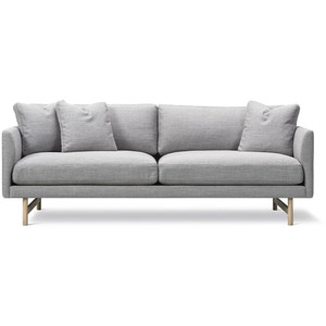 Photo of Calmo Sofa 95 5652 By Hugo Passos - 2 Personers Sofa - Omni 377 Dark Brown / Matt Chrome - W200 X D90 X H75,5 X Sh41 Cm