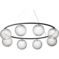 Thumbnail photo of Miira 8 Oval Chandelier Rock