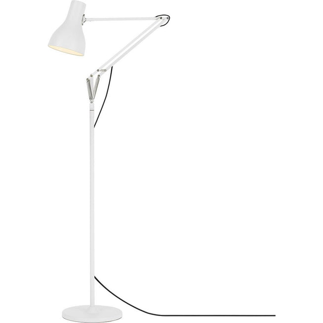 Photo of Type 75 Floor Lamp Jasmine White - Reading Lamps - Sir Kenneth Grange - White
