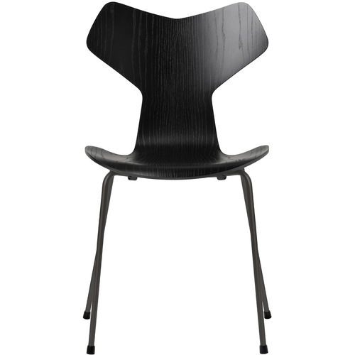 Photo of 3130 Grand Prix, Färgad Ask, Svart, Underrede Warm Graphite - Matstolar - Arne Jacobsen
