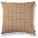Brown Cotton Cushion Cover - Pudebetræk
