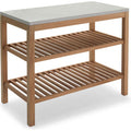 Pantry Module 2 - Small Tables & Side Tables Outdoor - Maria Zachariae - Green, Wood Colored - Metal/Wood