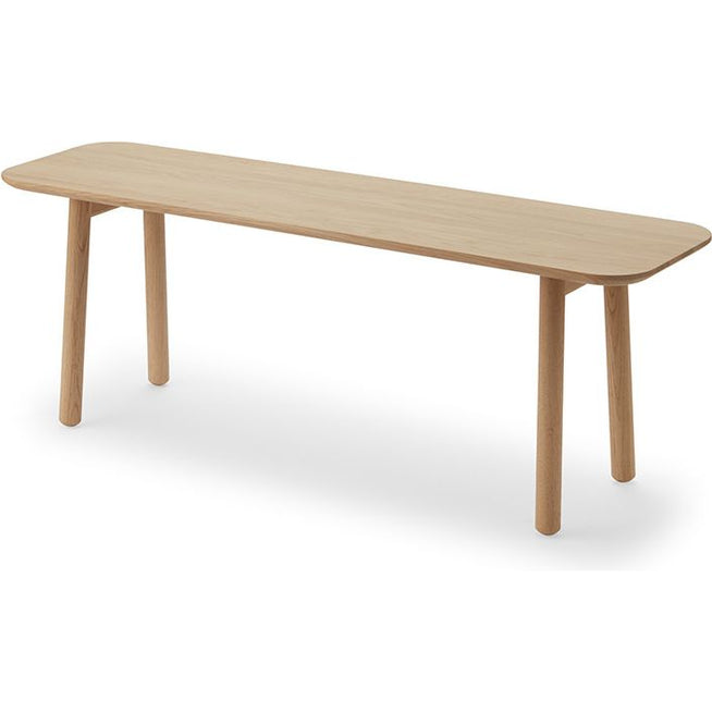 Photo of Skagerak hven bench from Fritz Hansen (untreated oak)