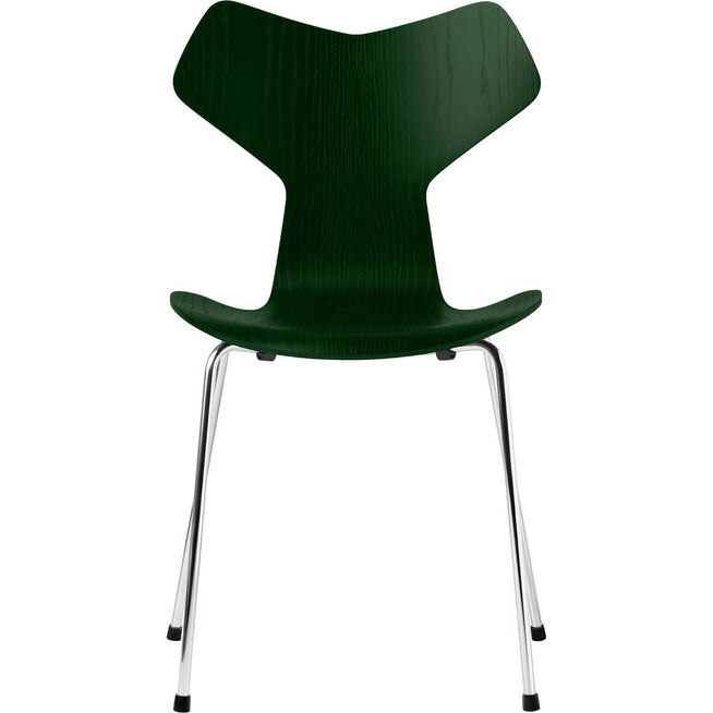 Photo of 3130 Grand Prix Chair | Ash Veneer | Chromed Steel Base