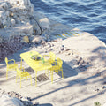 Thumbnail photo of Week-end, Square Table, White - Trädgårdsbord - Studio Brichet-ziegler - Vit - Metall