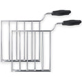 Thumbnail photo of 2-Piece Sandwich Racks - Kitchen Processor Accessories - Silver 1