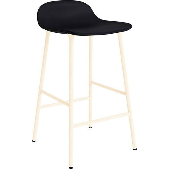 Photo of Form Bar Stool 65 Cm Full Upholstery Cream Steel