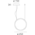 Thumbnail photo of O 45 S Outdoor Pendant Black