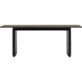 Thumbnail photo of Panel Table 90 X 200 Cm Black Dark Brown - Matbord - Simon Legald - Brun - Metall/trä