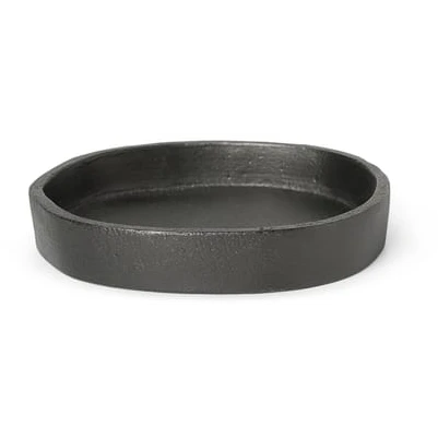 Photo of Yama Tray - Bakke - Sort Rund - B: 8.9 X H: 1.5 X D: 8.3 Cm