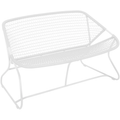 Thumbnail photo of Sixties Bench, Cotton White - Garden benches - Frédéric Sofia - White - Metal/plastic