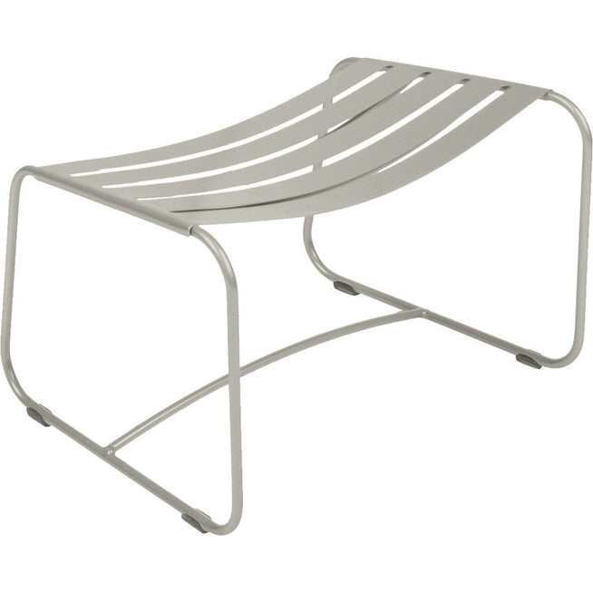 Photo of Surprising Footrest Clay Grey A5 - Outdoor Stools & Pouffes - Harald Guggenbichler - Green, Grey - Metal