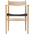 Thumbnail photo of Carl Hansen - Ch37, Clear lacquered oak, black braided paper string - Dining chairs - Hans J. Wegner - Wood