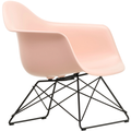 Eames Plastic Armchair Lar Pale Rose Dark Base - Fåtöljer - Charles & Ray Eames - Rosa - Metall/plast